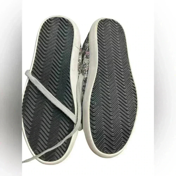 Sam Edelman girls AUBRIE SNEAKER low top glitter leopard print suede sz 2 used - Picture 3 of 10